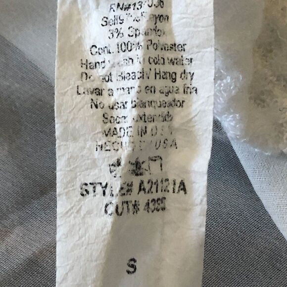 Paper Crane White Sheer Knit High Low Cropped Top - Picture 4 of 5